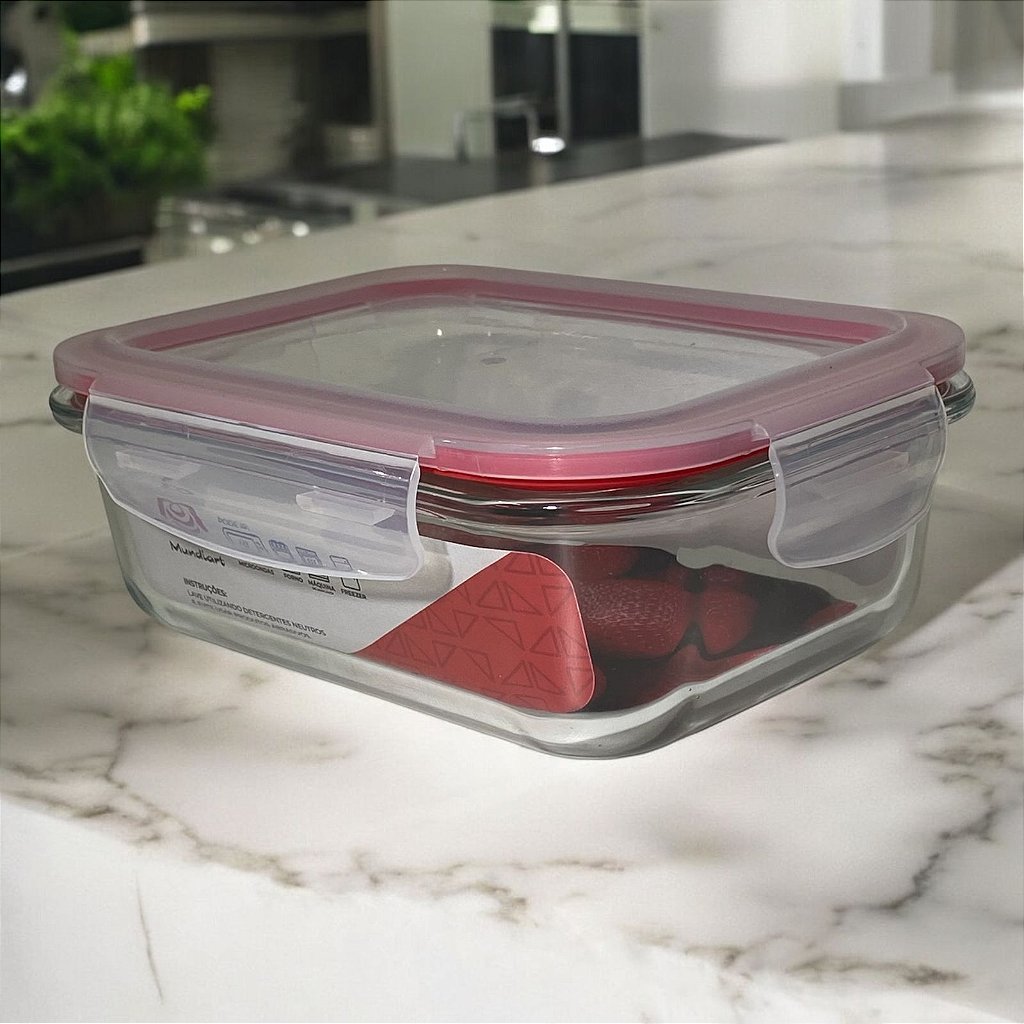 Pote Hermético de Vidro 640ml - Imagem 4