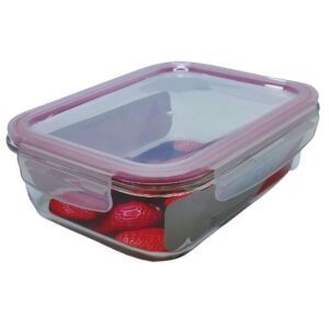 Pote De Vidro Marmita Hermético 1000ml Vedação Silicone Cozinha