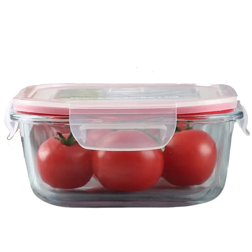 Pote De Vidro Hermético Grande Marmita Tampa Silicone 1500ml - Imagem 4