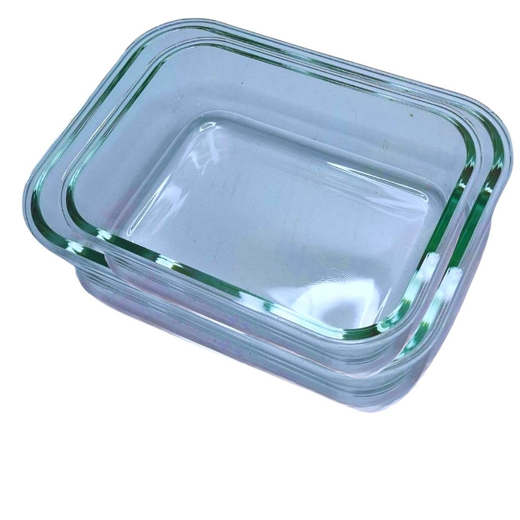 Kit 2 Potes de Vidros Hermético Marmita 1520ml e 1040ml com Tampa Vedação - Imagem 4